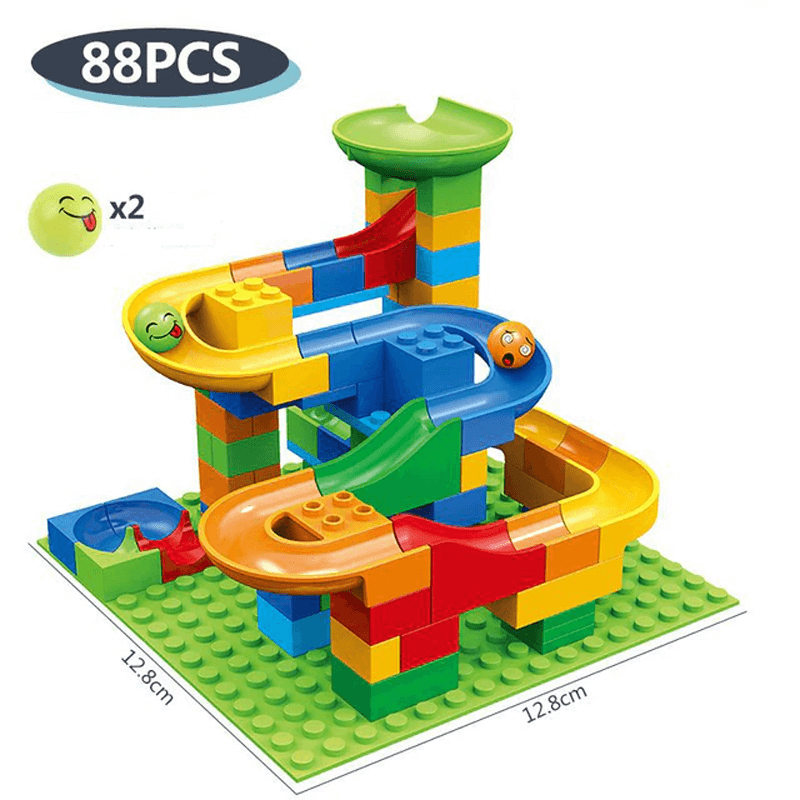 Marble Run Building Blocks – Creative Maze with Slide and Ball Track for Kids – Educational Play for Problem Solving and Imagination | Euroselle