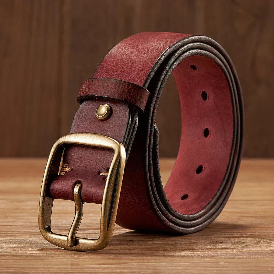 Marcelli | Genuine Leather Belt | Classic Buckle Style | Euroselle