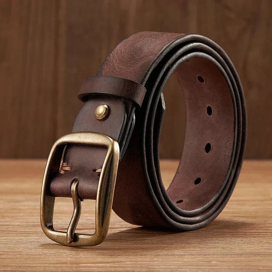 Marcelli | Genuine Leather Belt | Classic Buckle Style | Euroselle