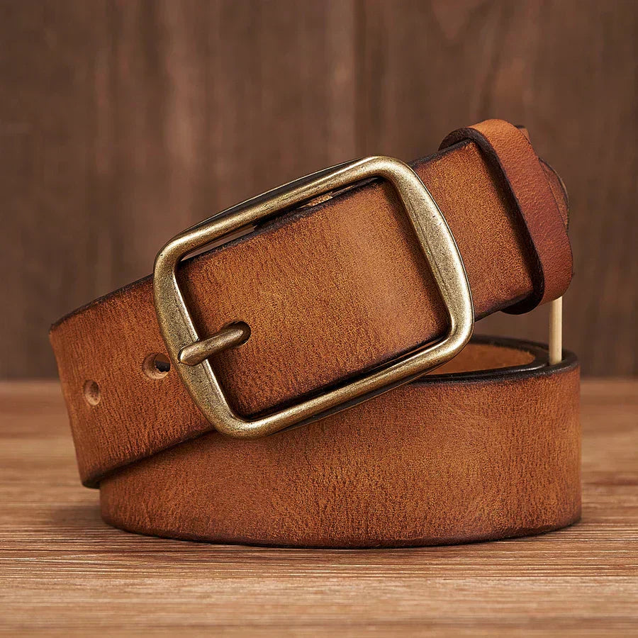 Marcelli | Genuine Leather Belt | Classic Buckle Style | Euroselle