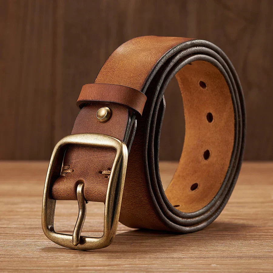 Marcelli | Genuine Leather Belt | Classic Buckle Style | Euroselle