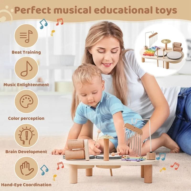 MELODINY SET – Musical Wooden Toy for Creative Babies from 12 Months | Euroselle