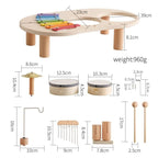 MELODINY SET – Musical Wooden Toy for Creative Babies from 12 Months | Euroselle