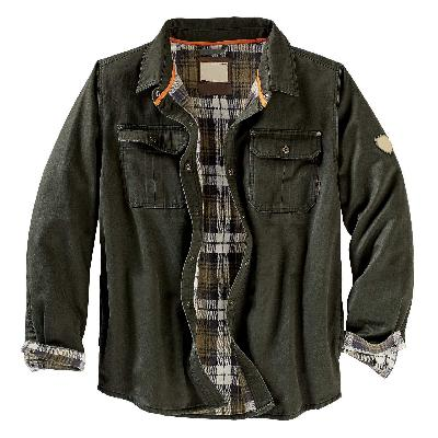 Men’s Waxed Canvas Work Jacket — Water-Resistant 3-Season Coat