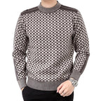 Men's Knitted Plaid Sweaters | Euroselle