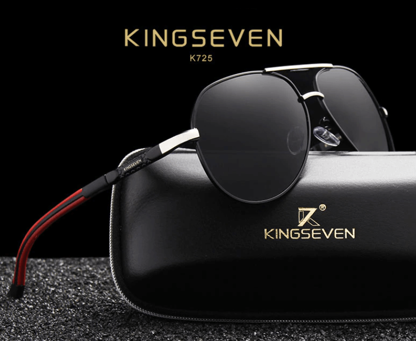 Herren Vintage Aluminium Polarisierte Sonnenbrille | Euroselle