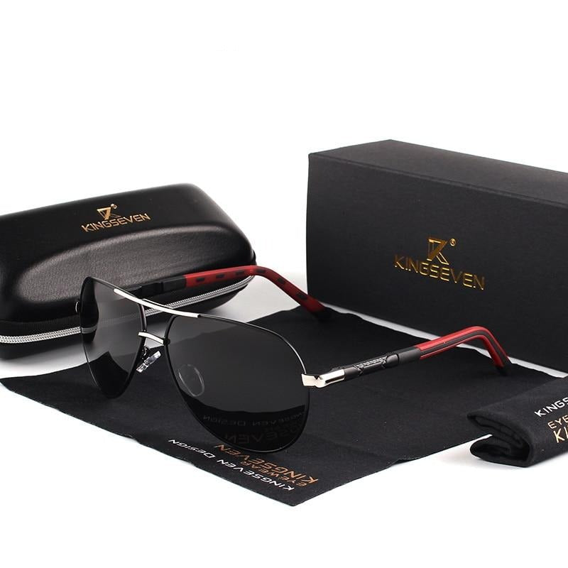 Herren Vintage Aluminium Polarisierte Sonnenbrille | Euroselle