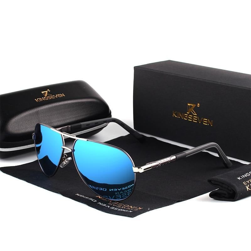 Herren Vintage Aluminium Polarisierte Sonnenbrille | Euroselle