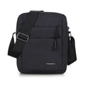 Men’s Water-Resistant Crossbody Messenger Bag with Security Zipper