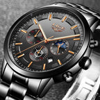 Military Black Steel Watch | Euroselle