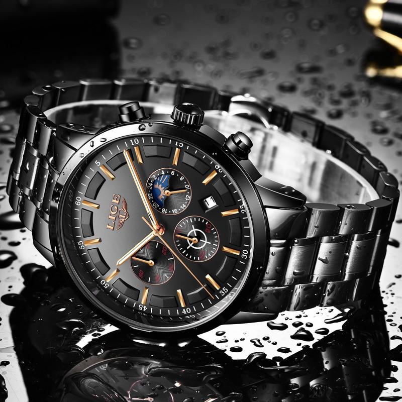 Military Black Steel Watch | Euroselle