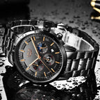 Military Black Steel Watch | Euroselle