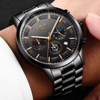 Military Black Steel Watch | Euroselle
