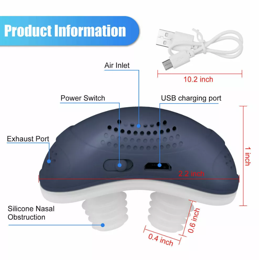 Mini CPAP Anti-Snoring Device – Compact, Discreet, and Effective for Peaceful Nights | Euroselle