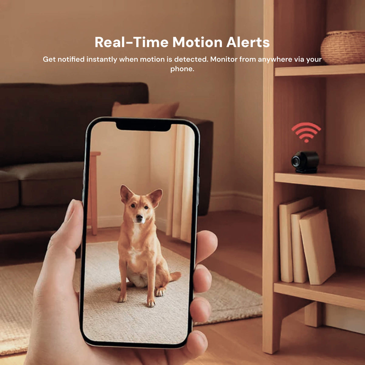 Caméra Mini Sans Fil Cachée Euroselle avec Audio pour Surveillance à Domicile