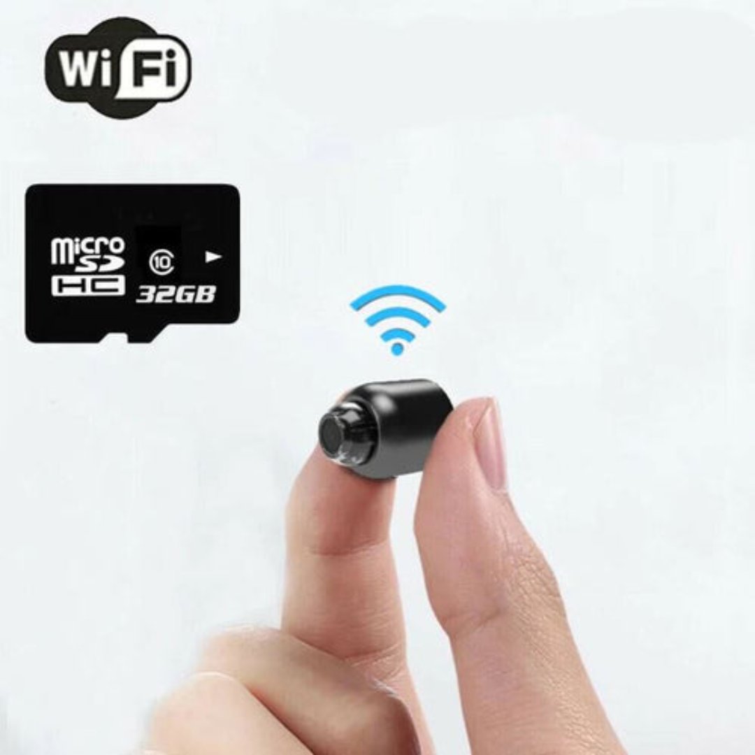 Caméra Mini Sans Fil Cachée Euroselle avec Audio pour Surveillance à Domicile