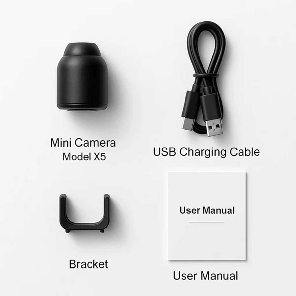 Caméra Mini Sans Fil Cachée Euroselle avec Audio pour Surveillance à Domicile