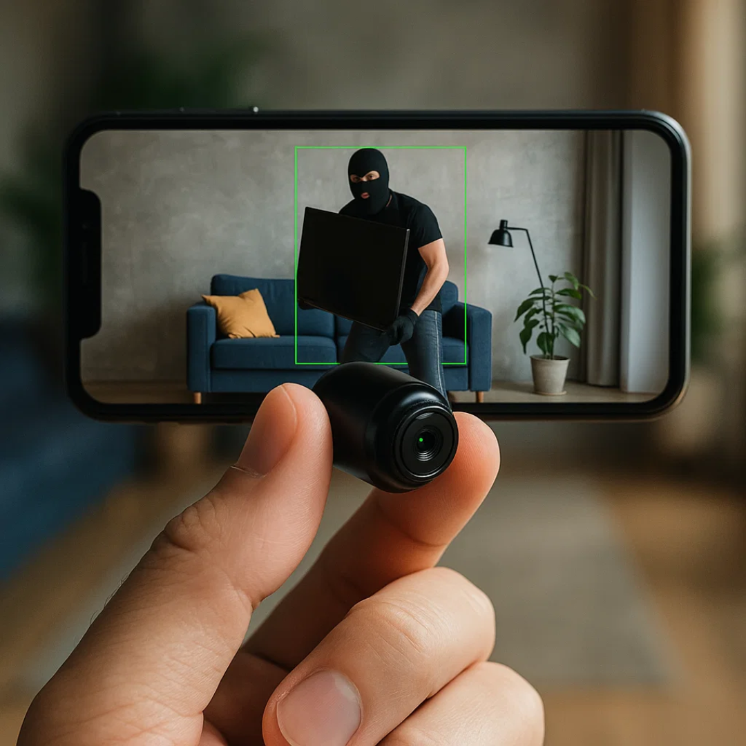 Caméra Mini Sans Fil Cachée Euroselle avec Audio pour Surveillance à Domicile