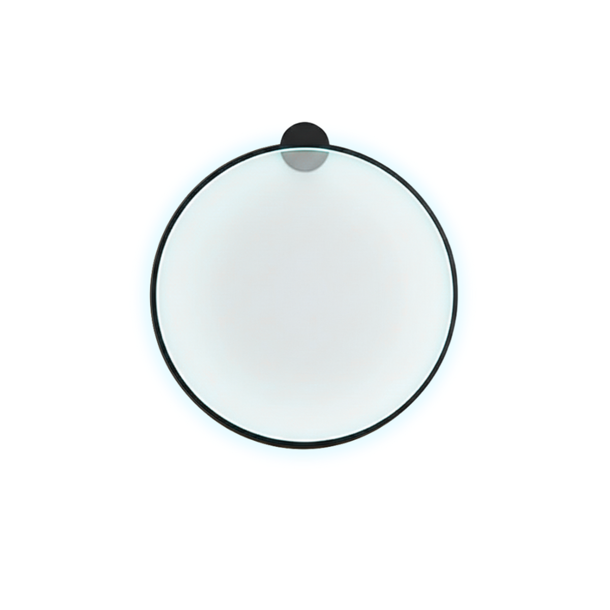 Kerek LED-es fali lámpa — minimalista fekete keret