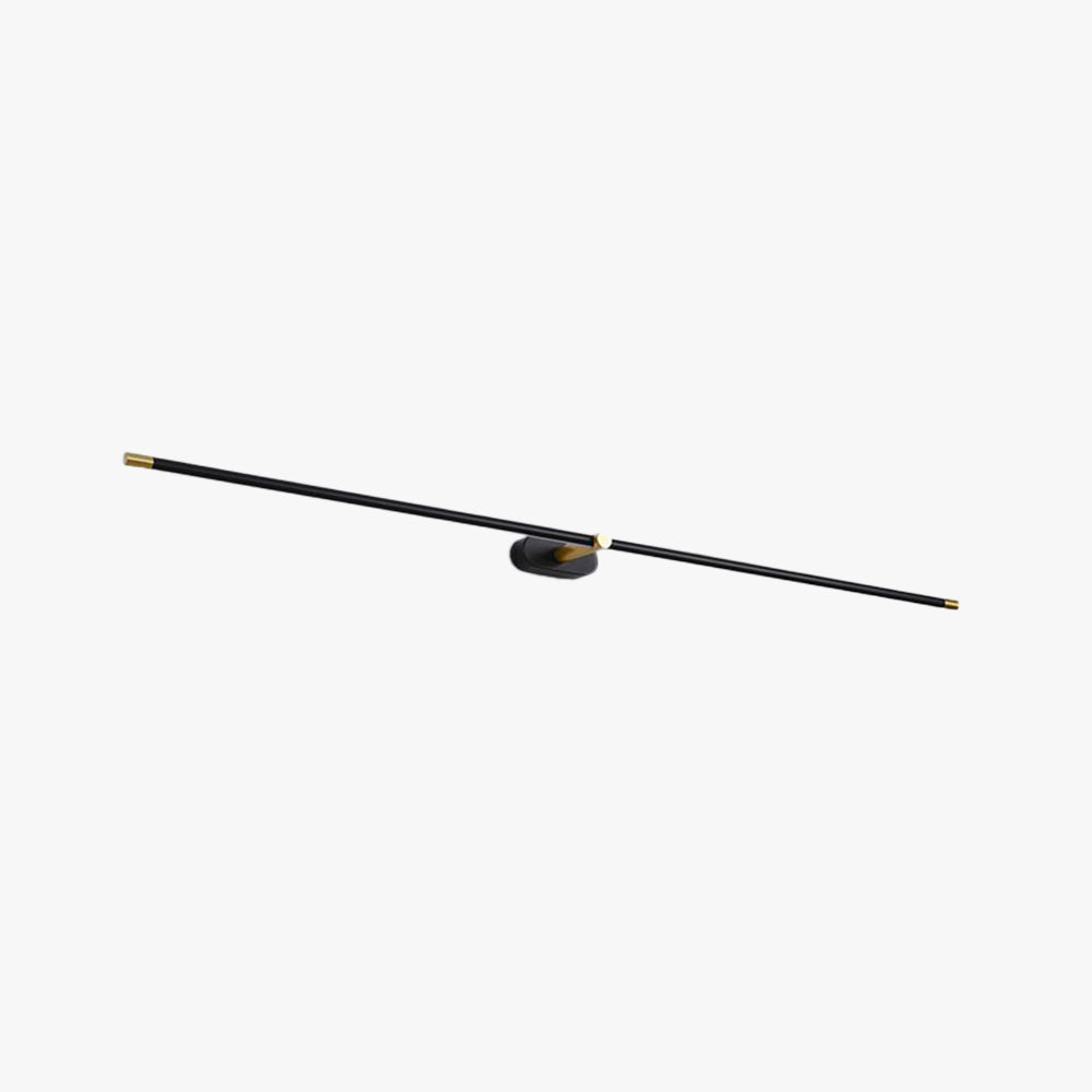 Slim Linear LED Wall Light — Minimalist Horizontal Profile in Black, Gold & White