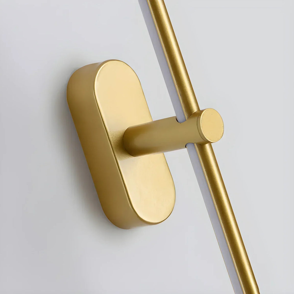 Slim Linear LED Wall Light — Minimalist Horizontal Profile in Black, Gold & White