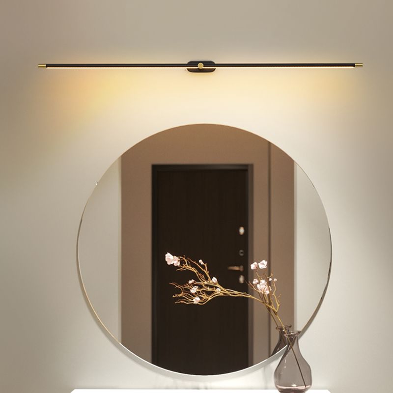 Slim Linear LED Wall Light — Minimalist Horizontal Profile in Black, Gold & White
