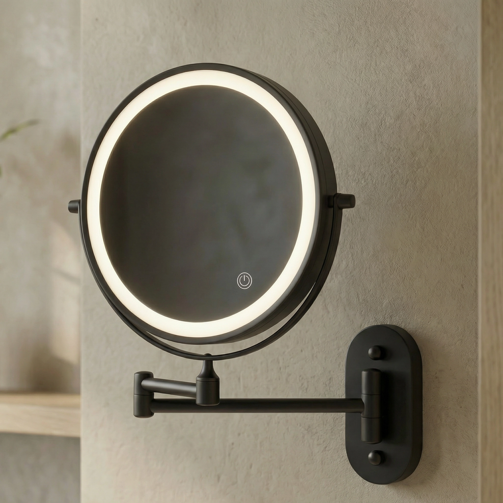 Dimmbarer LED-Wandspiegel für das Badezimmer