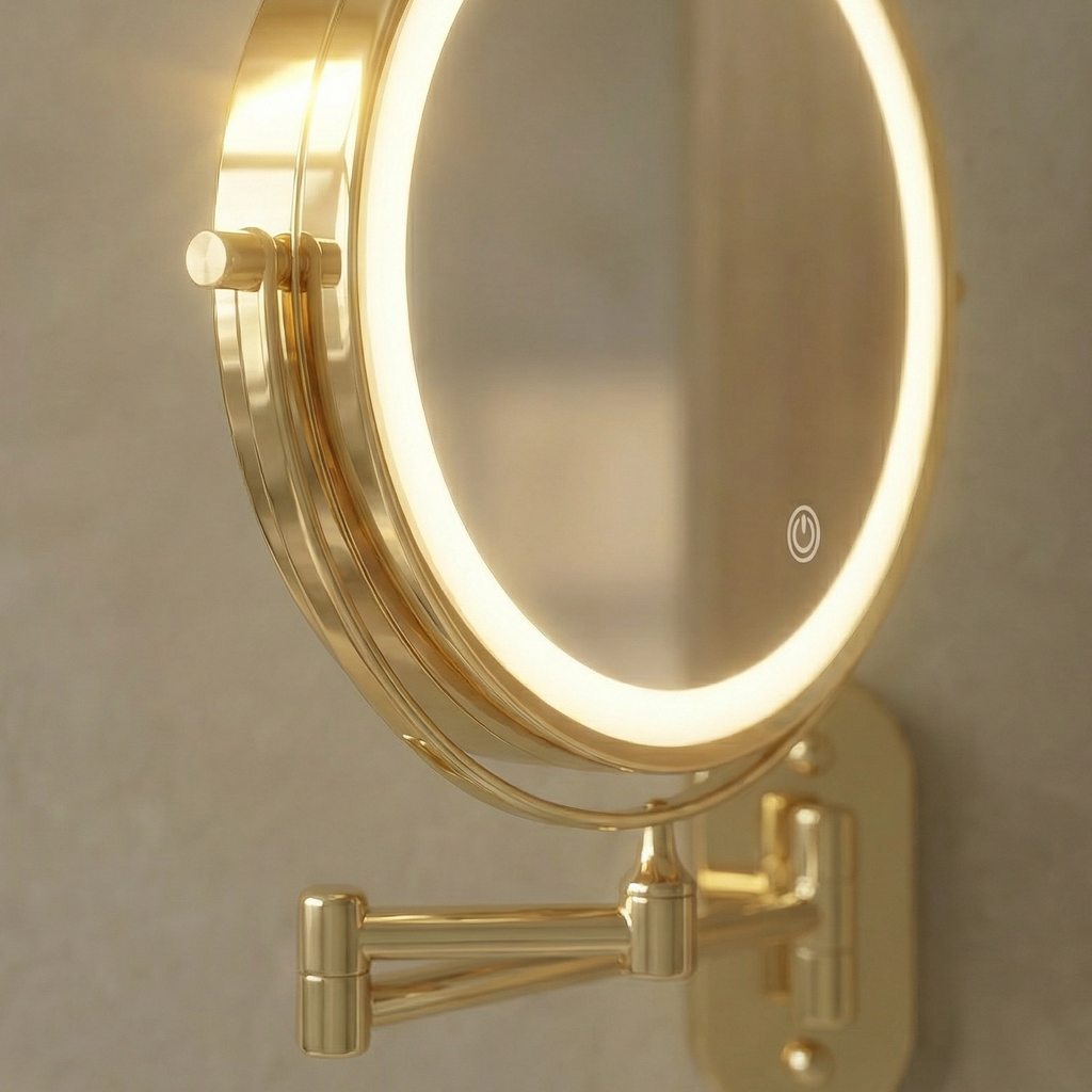 Dimmbarer LED-Wandspiegel für das Badezimmer