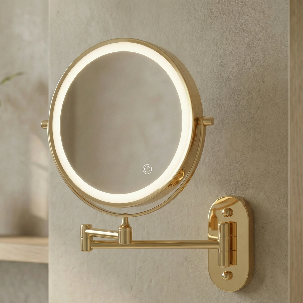 Dimmbarer LED-Wandspiegel für das Badezimmer