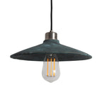Pyrus Organic Ceramic Pendant Light 28cm, Blue Earth