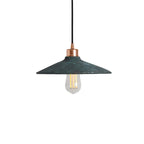 Pyrus Organic Ceramic Pendant Light 28cm, Blue Earth