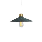 Pyrus Organic Ceramic Pendant Light 28cm, Blue Earth