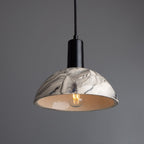 Kauri Marbled Ceramic Dome Pendant Light 20cm