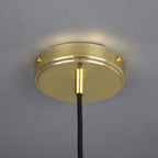 Ferox Small Marbled Ceramic Dome Pendant Light 14cm