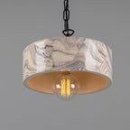 Seville Marbled Ceramic Mid-Century Modern Pendant Light