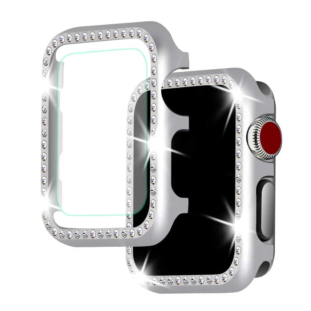 Apple Smartwatch-Kristallhülle, 38/40/42/44 mm – Gehärteter Schutz