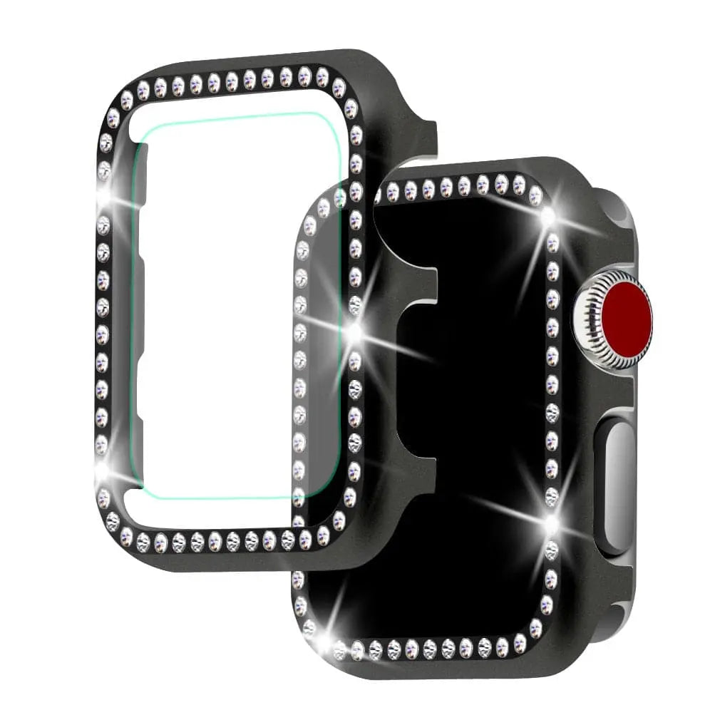Apple Smartwatch-Kristallhülle, 38/40/42/44 mm – Gehärteter Schutz