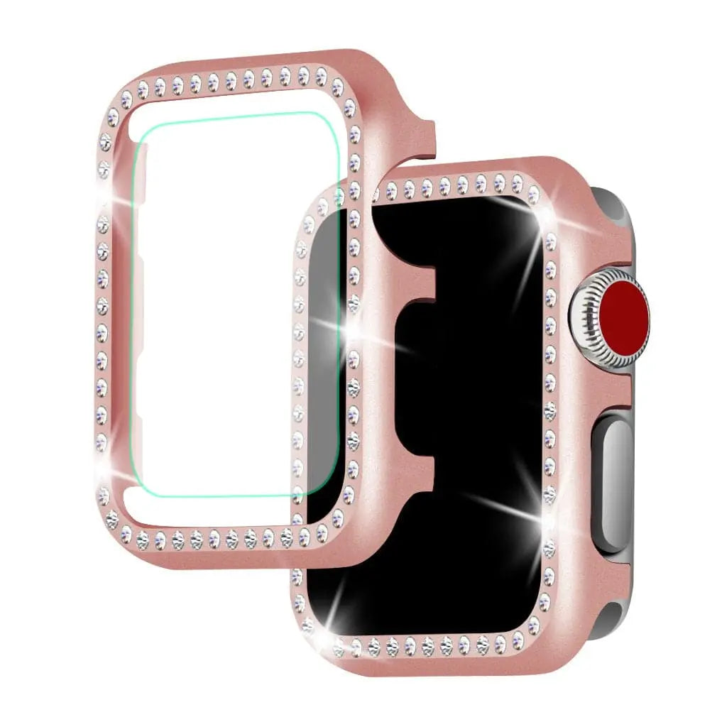 Apple Smartwatch-Kristallhülle, 38/40/42/44 mm – Gehärteter Schutz