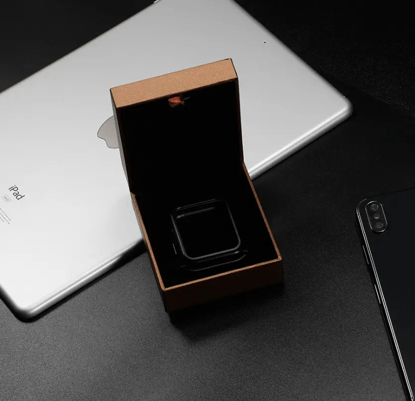 Pancerna metalowa obudowa z wyglądem szkła do Apple Watch Series 1-6 38-44mm