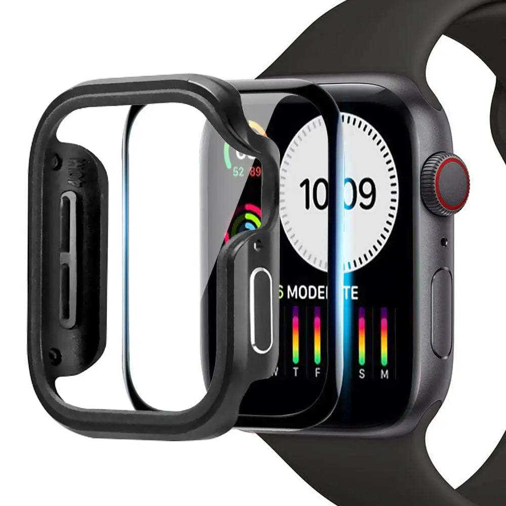 حافظة ألومنيوم تغطي ساعة Apple Watch Series 4 و5 بالكامل، بمقاس 40mm أو 44mm