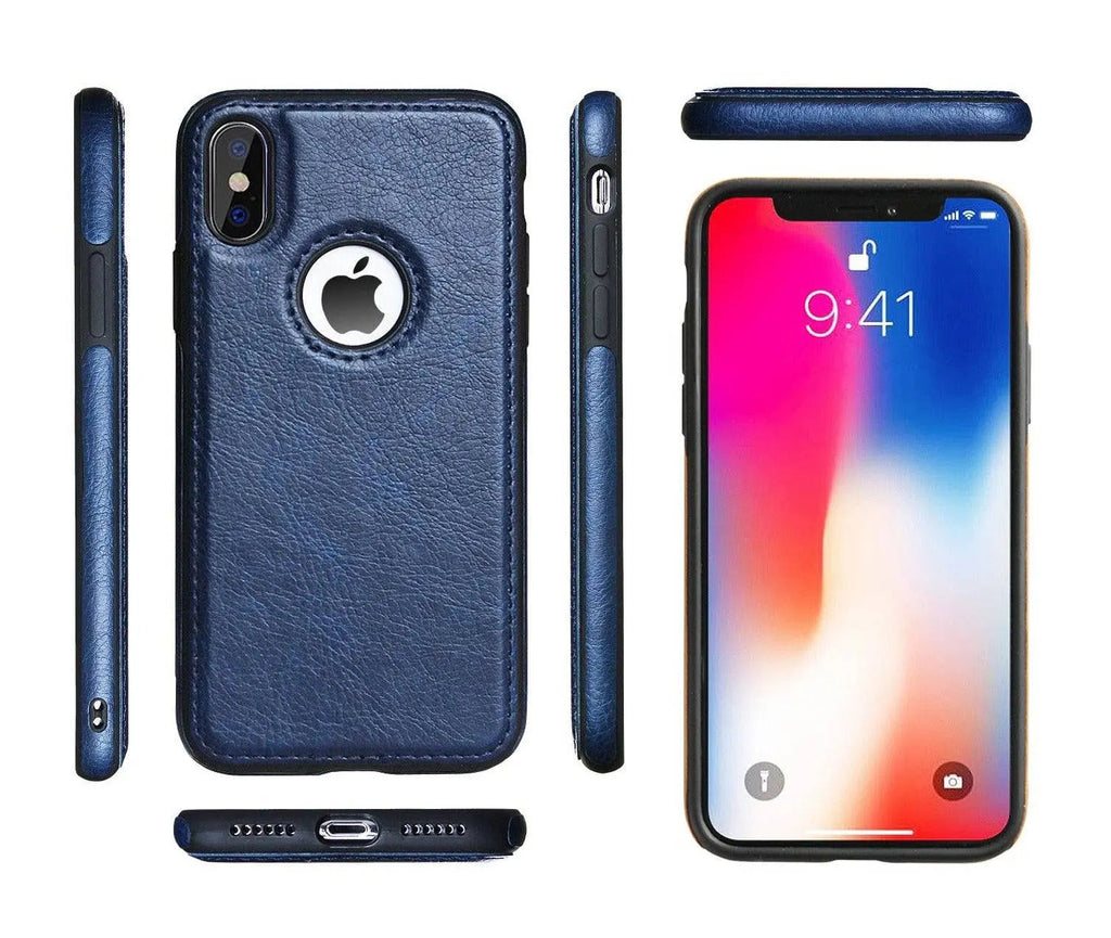 כיסוי עור בסגנון וינטג' ל-iPhone 6-XR — קצוות מוגבהים ואחיזה