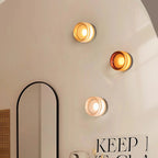 Designer Dimple Glass LED Wall Sconce for Modern Interiors - Euroselle