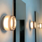Designer Dimple Glass LED Wall Sconce for Modern Interiors - Euroselle