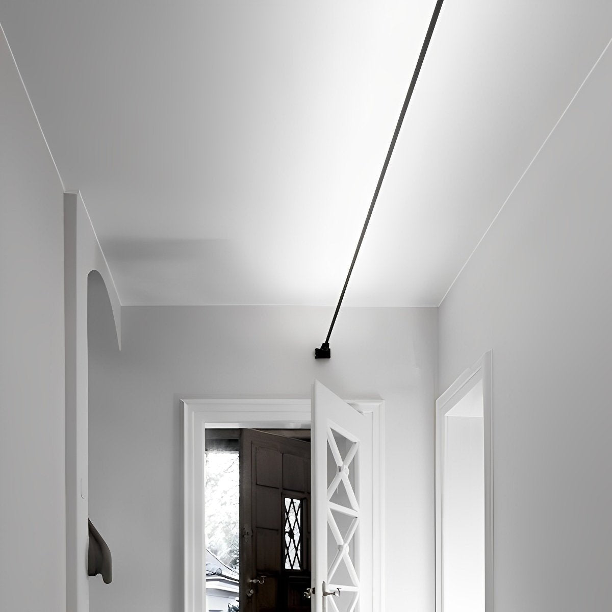 Drehbarer LED-Streifen – dimmbar, 13–33 Ft, Fernbedienung, Stahlschiene aus PVC