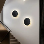 Modern Round LED Wall Lamp with Glossy Effect | Euroselle