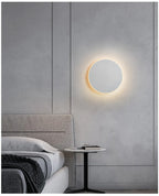 Modern Round LED Wall Lamp with Glossy Effect | Euroselle