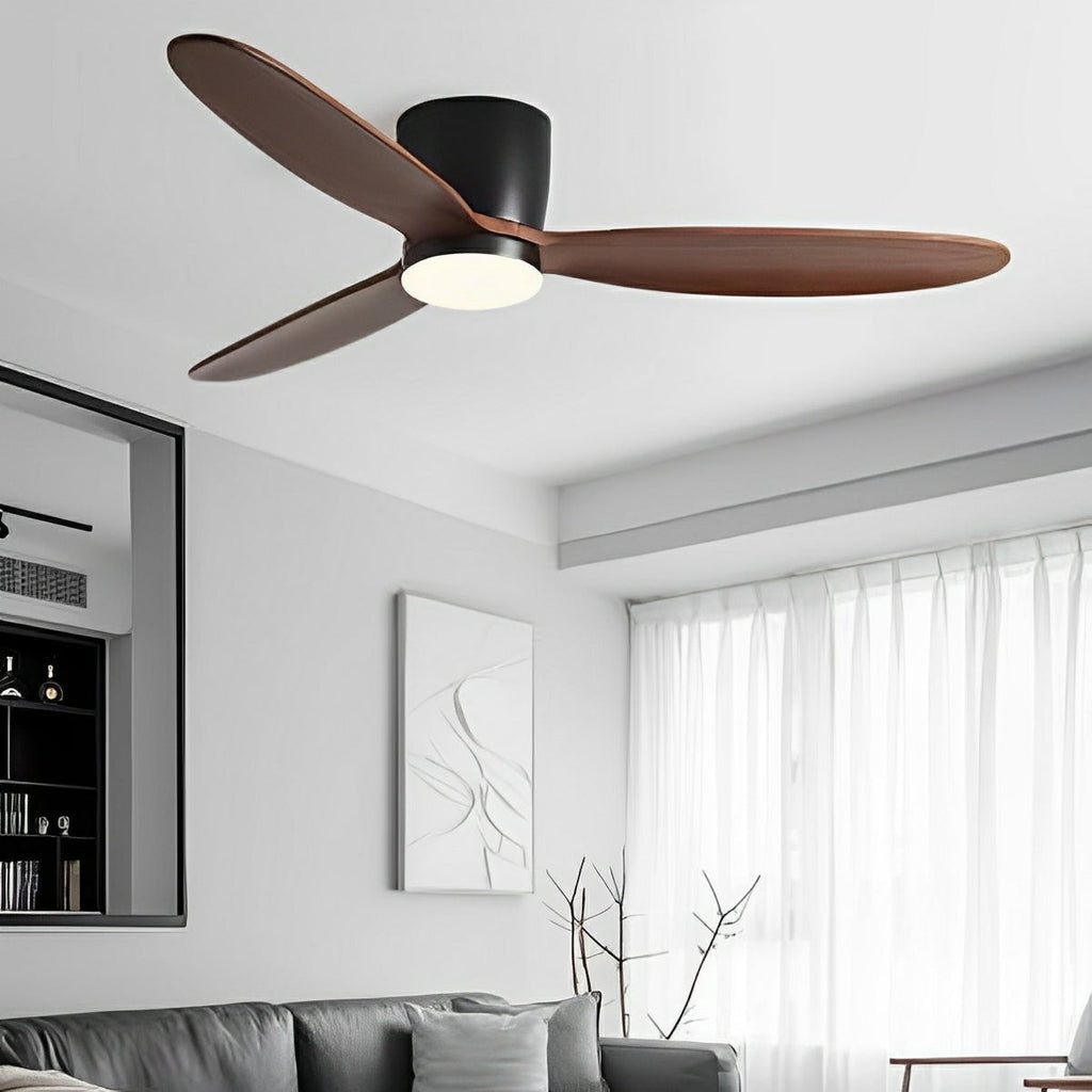 56 hüvelykes, faerezetes, kétoldalas mennyezeti ventilátor szabályozható fényerejű LED-világítással és távirányítóval - 6 sebességfokozatú DC-motor, 3 színhőmérséklet hálószobába, nappaliba és