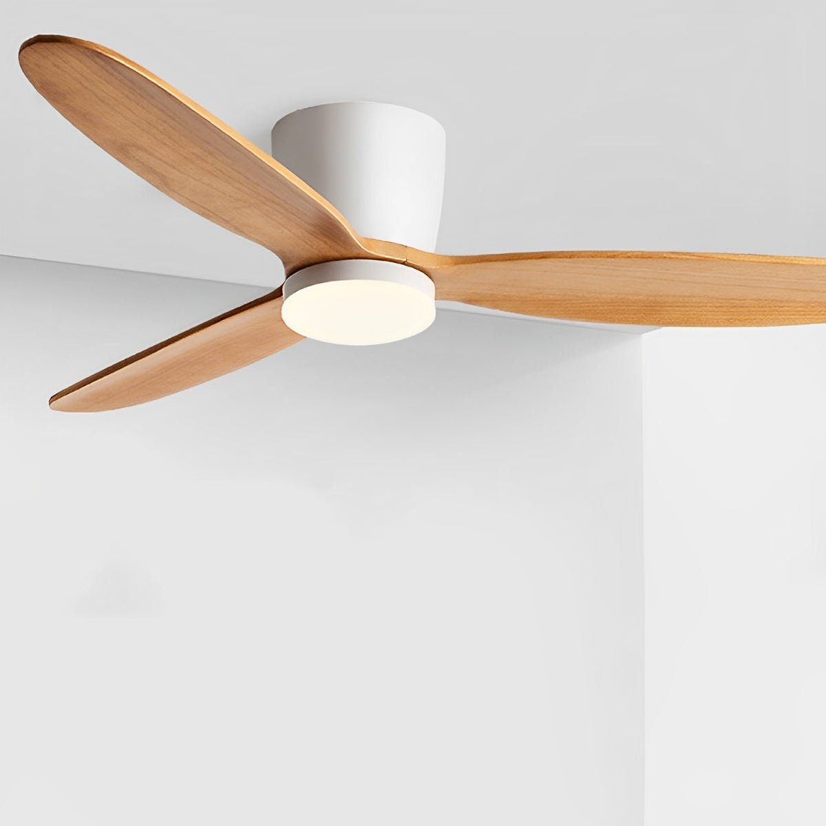 56 hüvelykes, faerezetes, kétoldalas mennyezeti ventilátor szabályozható fényerejű LED-világítással és távirányítóval - 6 sebességfokozatú DC-motor, 3 színhőmérséklet hálószobába, nappaliba és