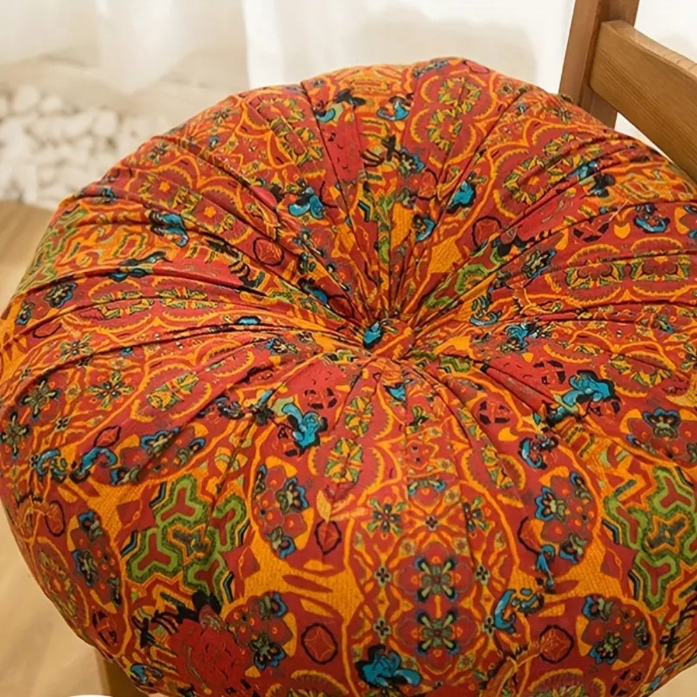 Moroccan-Inspired Plush Meditation Cushion | Euroselle