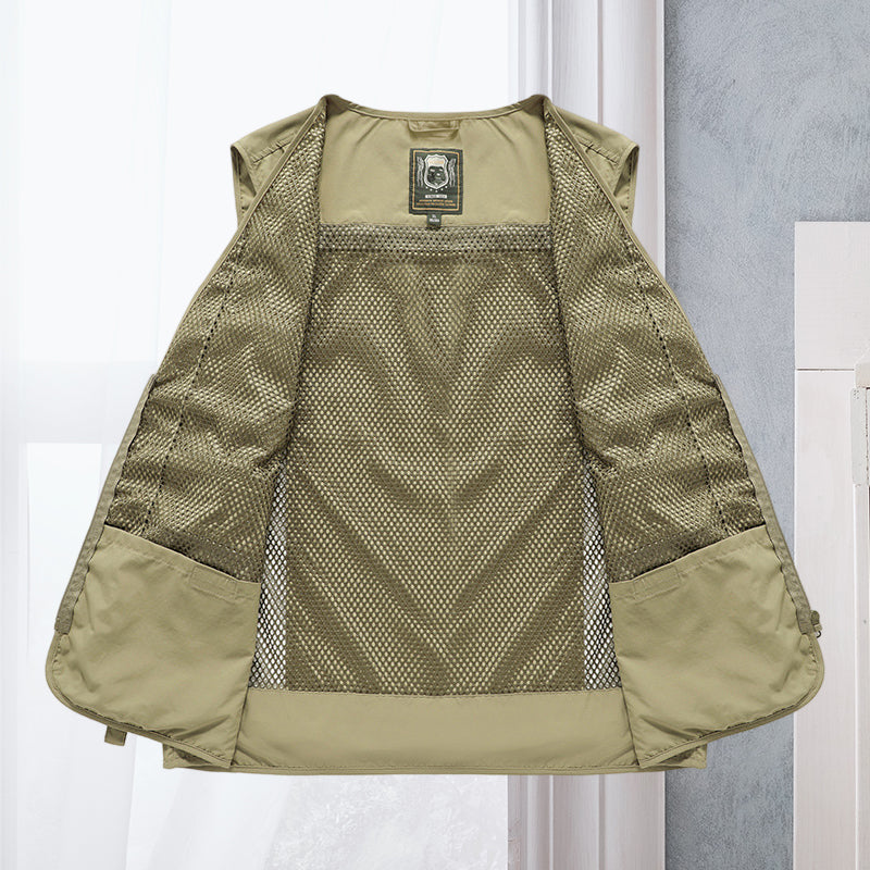 Multi Pocket Summer Vest | Euroselle